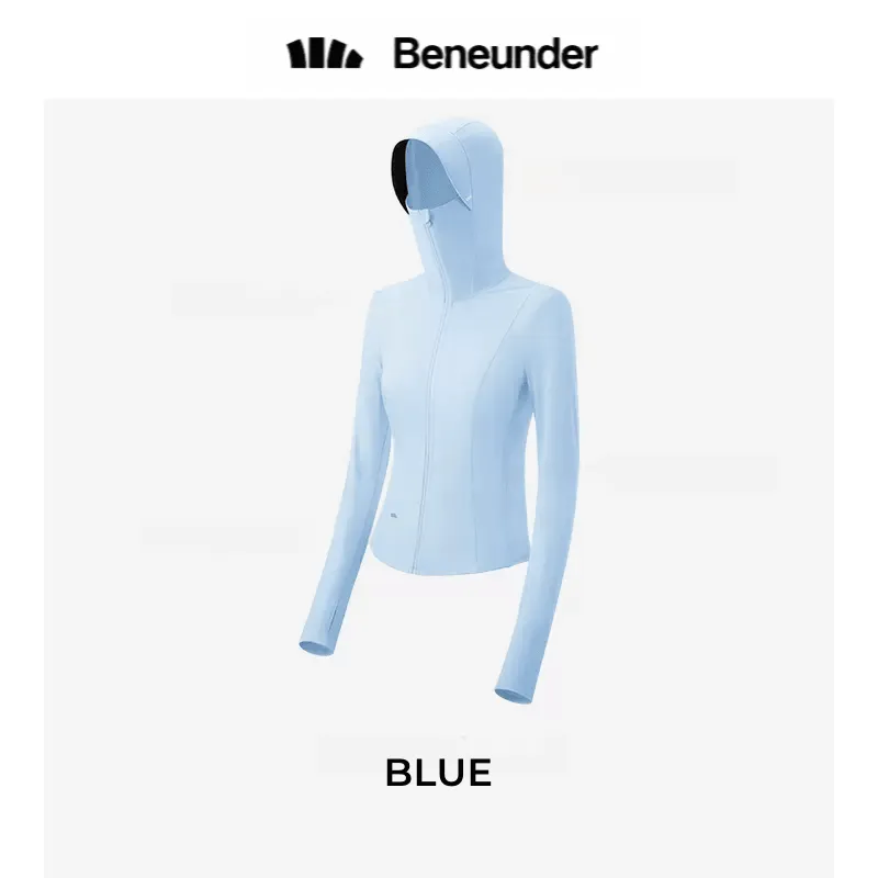 Beneunder Women's Slim-Fit Short Sun Protection Jacket UPF50 