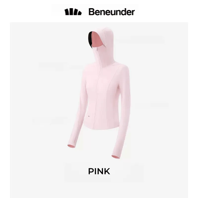 Beneunder Women's Slim-Fit Short Sun Protection Jacket UPF50 