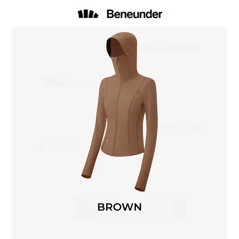 Beneunder Women's Slim-Fit Short Sun Protection Jacket UPF50 