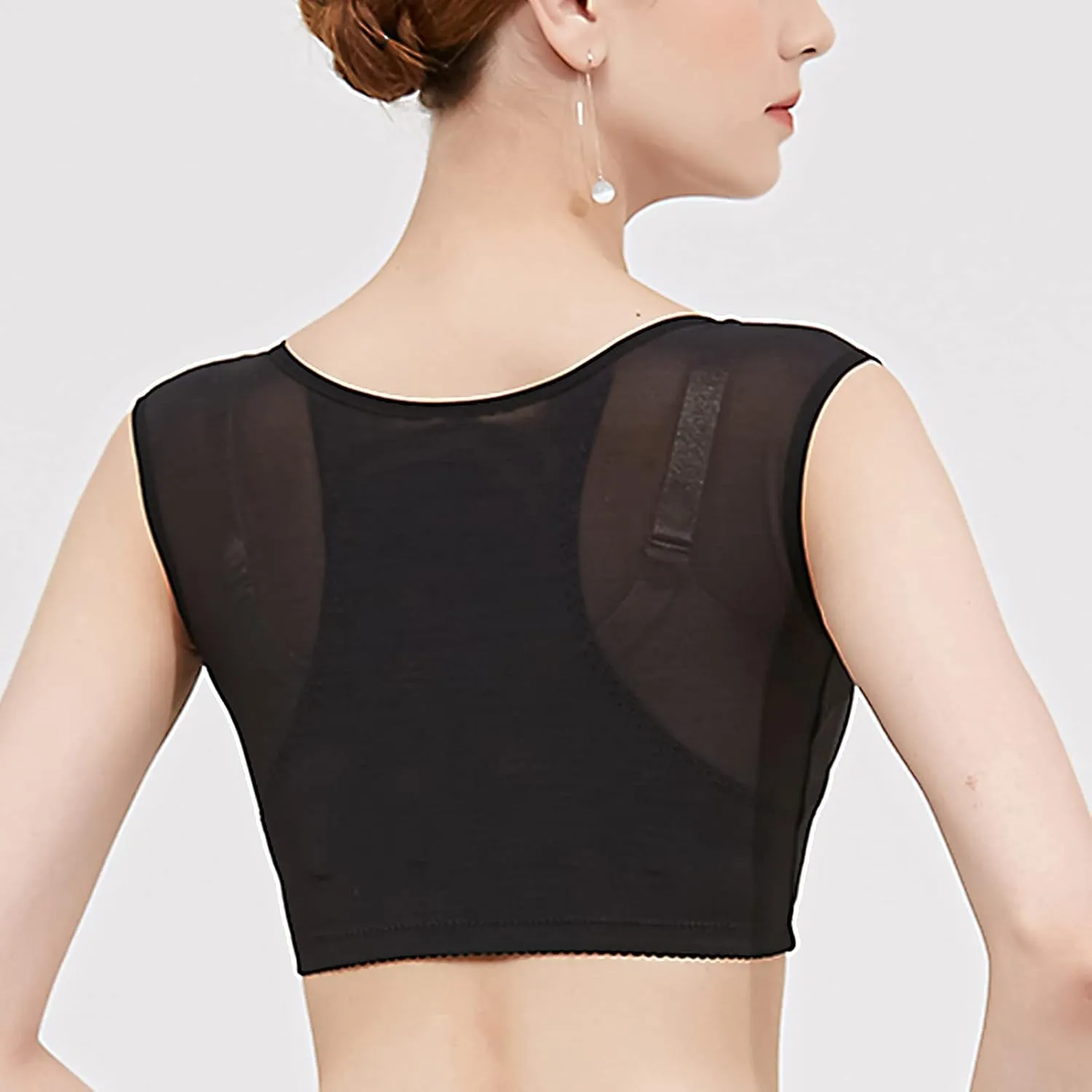 Chest Brace Up for Women Posture Corrector Back Brace Push Up Bra Back Chest Support Sleeveless Tank Top