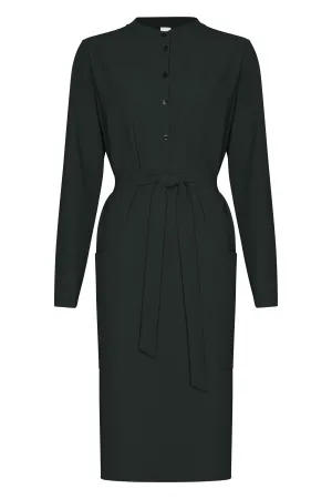 Dress | Bonded Travel | Maky | Deep Black