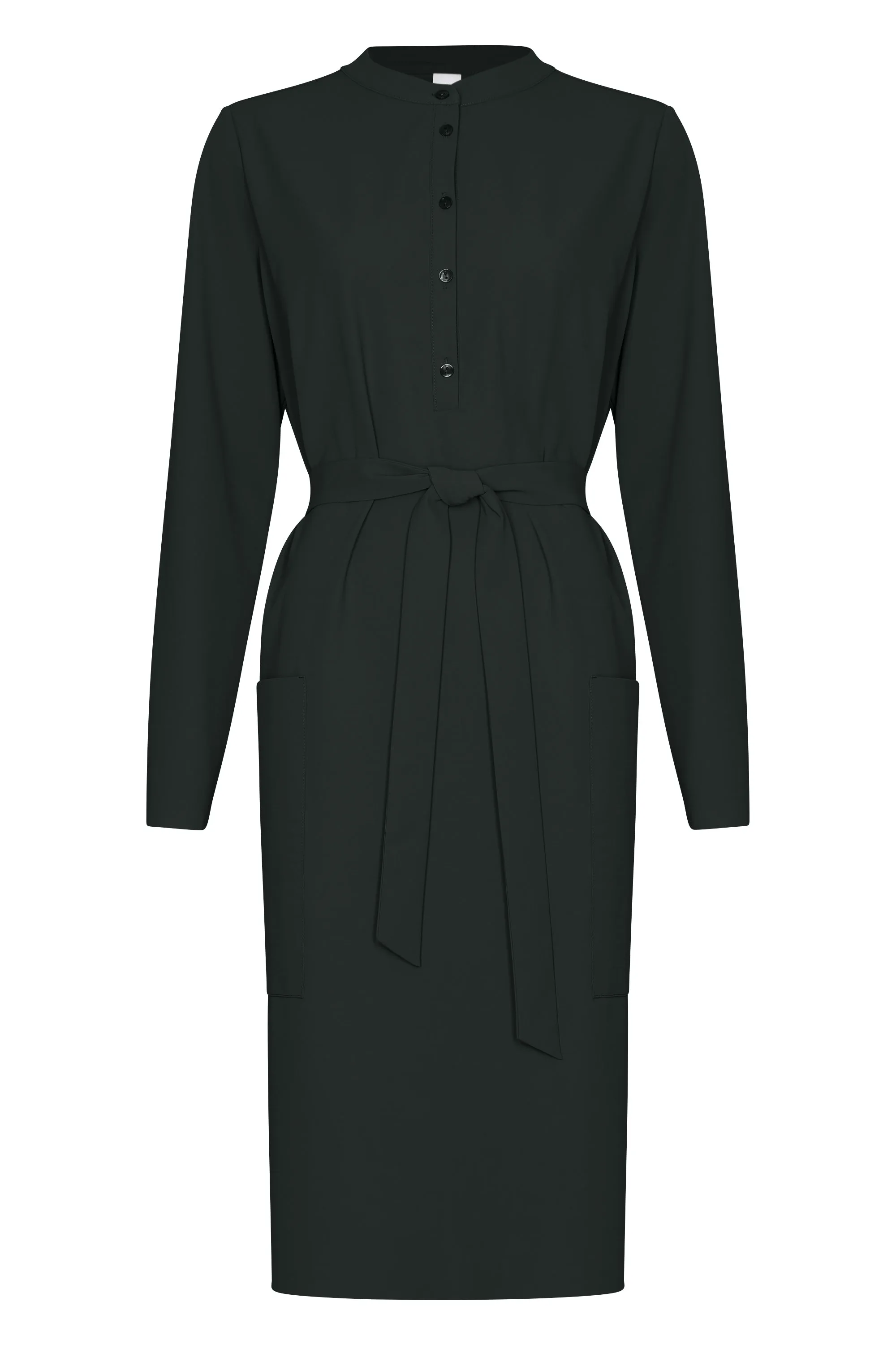 Dress | Bonded Travel | Maky | Deep Black