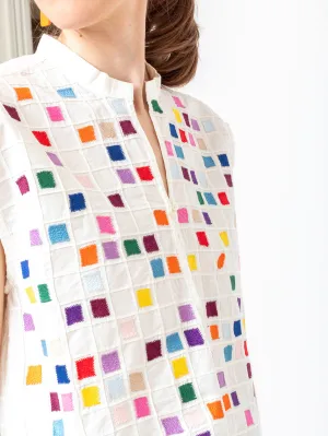 Gaia Hand Embroidered Top