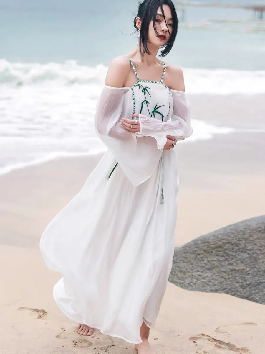 Ione Modern Hanfu Tang Style Dress