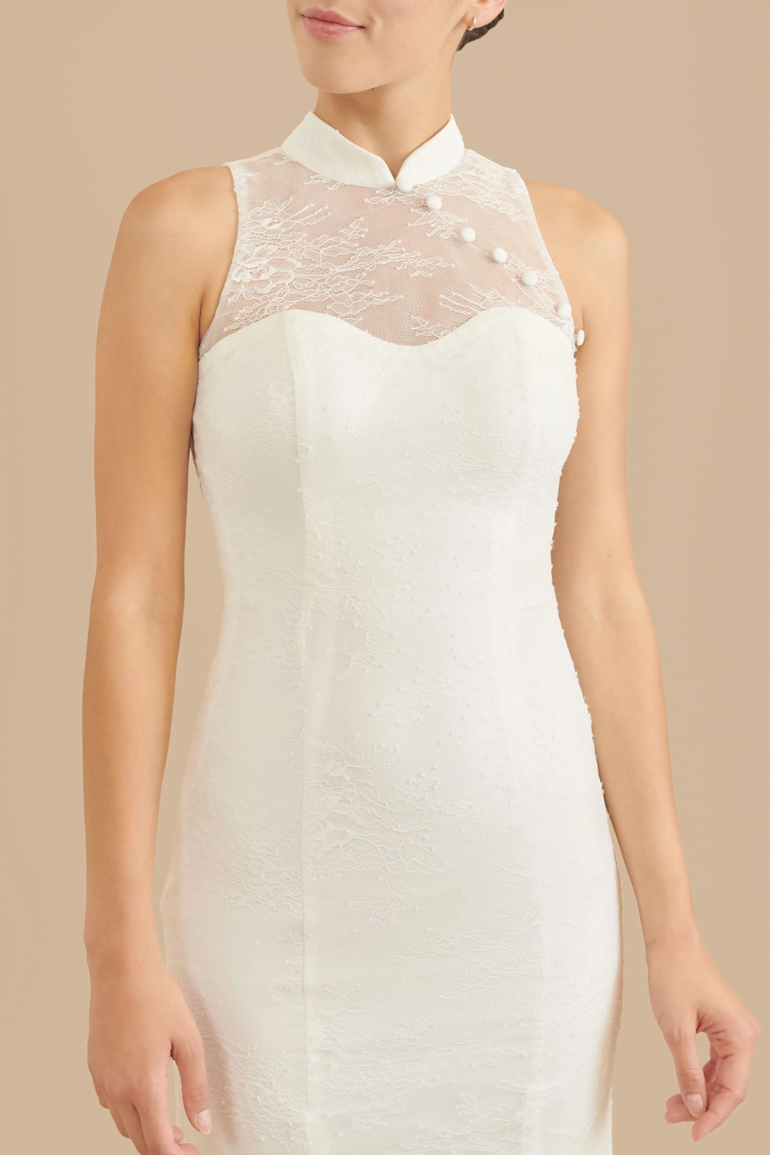 Mabel Bespoke Dress | White Chinese Wedding Dress