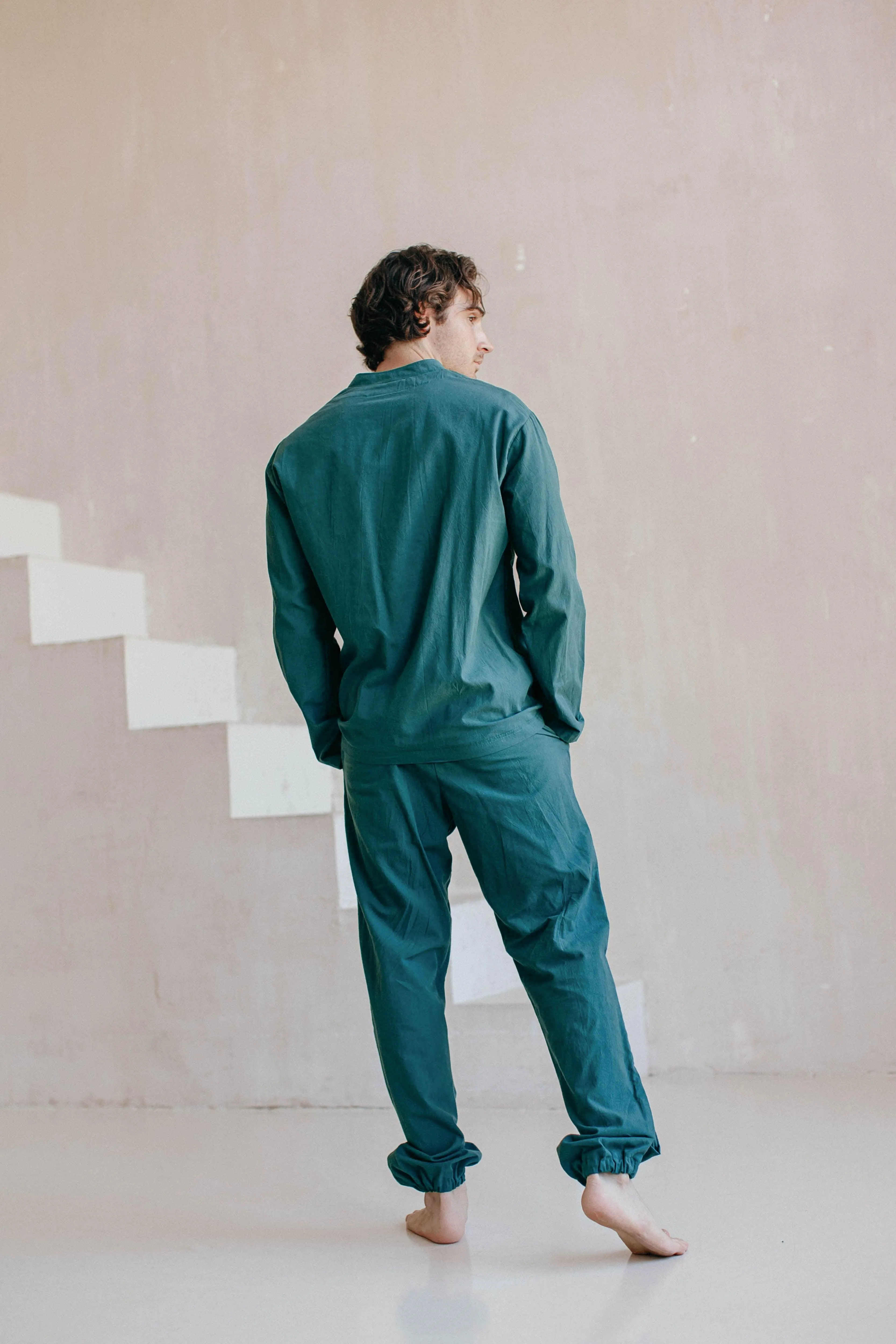 Men's Pajama Set – Emerald