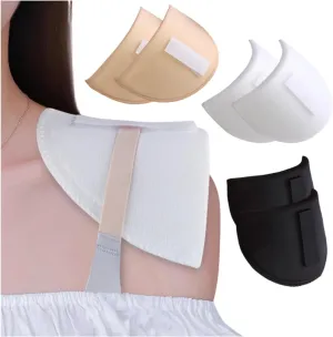 Nimiah 3-Pairs Set-in Shoulder Pads - Breathable Sponge Enhancer Thickness 0.6" Sewing Supplies for Women Men Sloping High Low Shoulders Blazer Suit T-Shirt