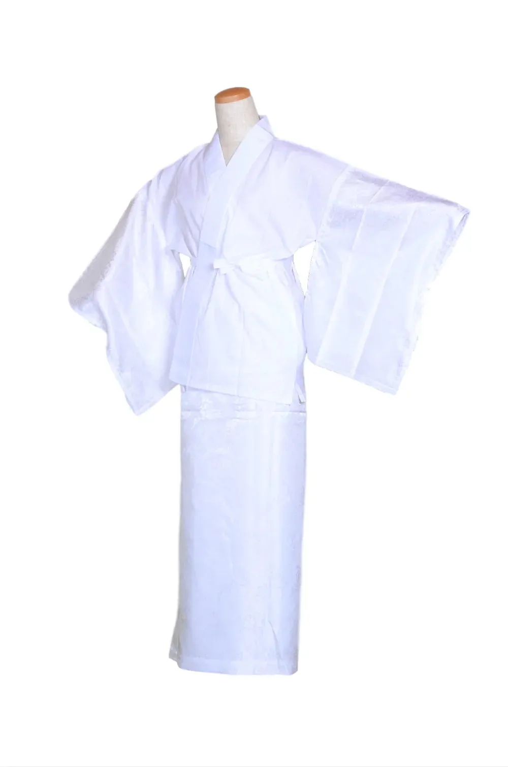 Obi belt and geta sandals set : Pre-tied / Pink #12