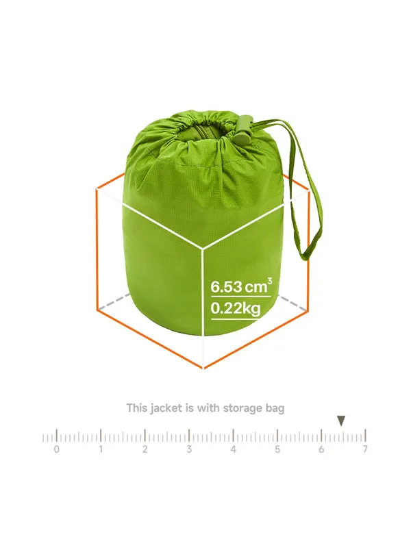Packable Lightweight UV Protection Jacket in Orange Color