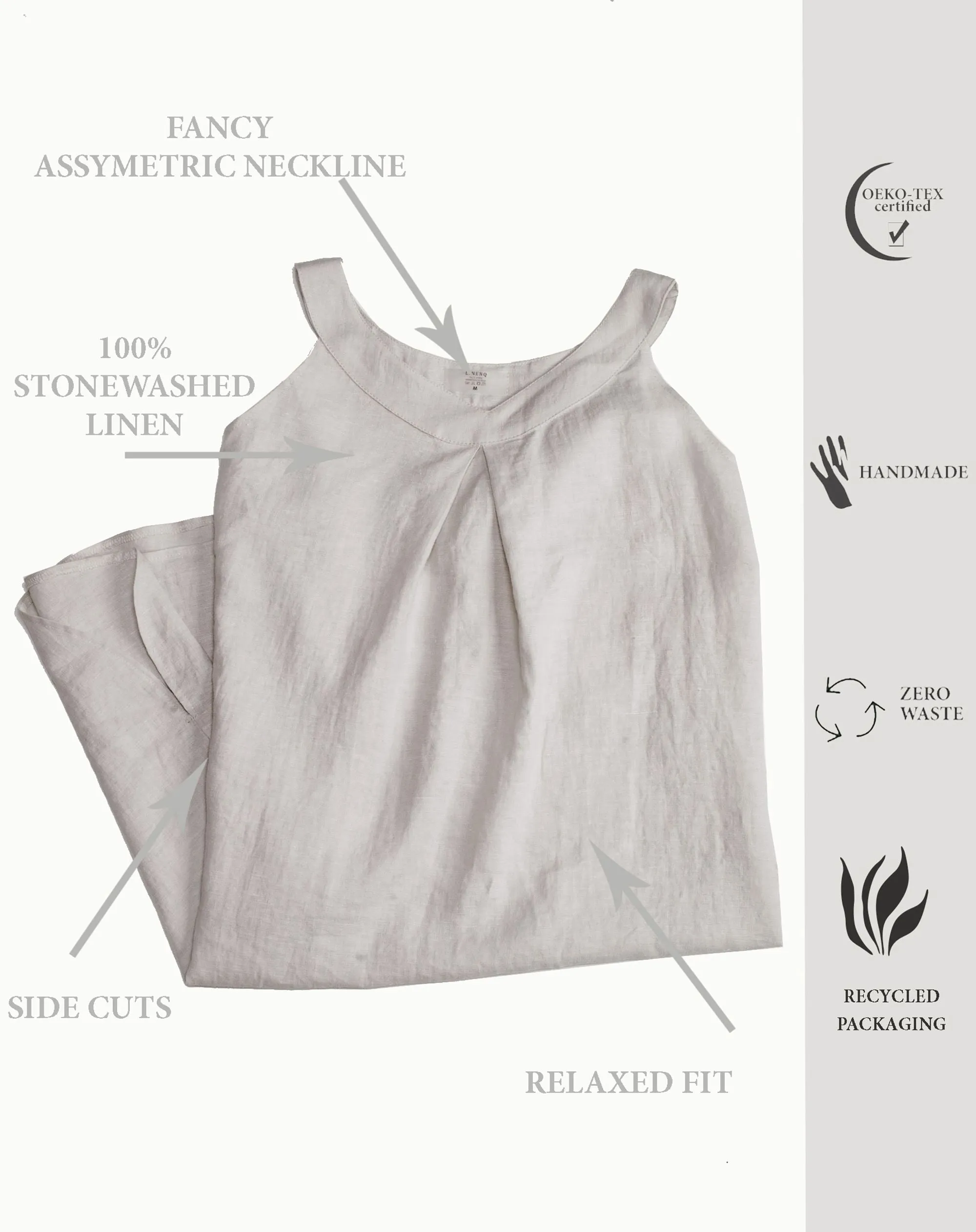 Restful linen dress