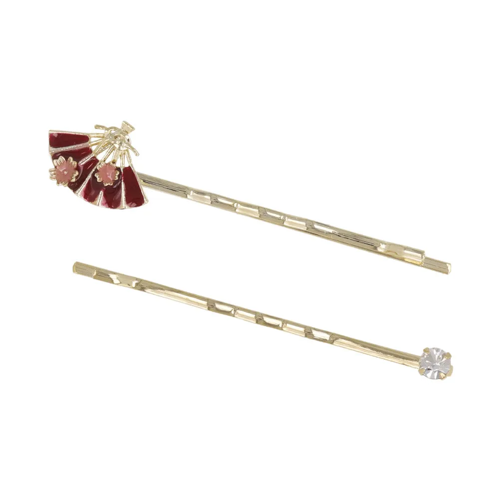 Sensu Fan Hairpin Set