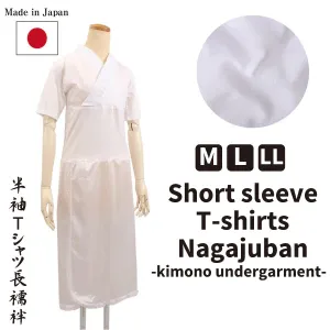 Short Sleeve T-shirts Nagajyuban / Japanese Kimono Undergarment