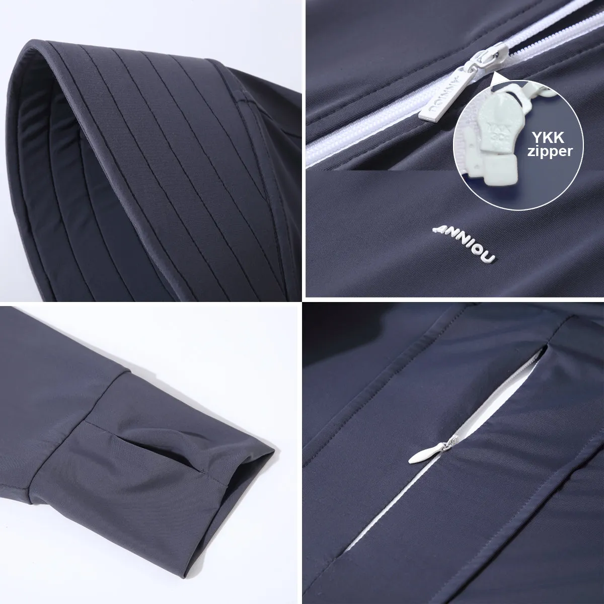 Sidiou Group Anniou Women's UPF 50  UV Protection Jacket Summer Quick-Drying Bat Sleeve Cape Coat Riding Running Jacket Loose Lightweight Windbreaker