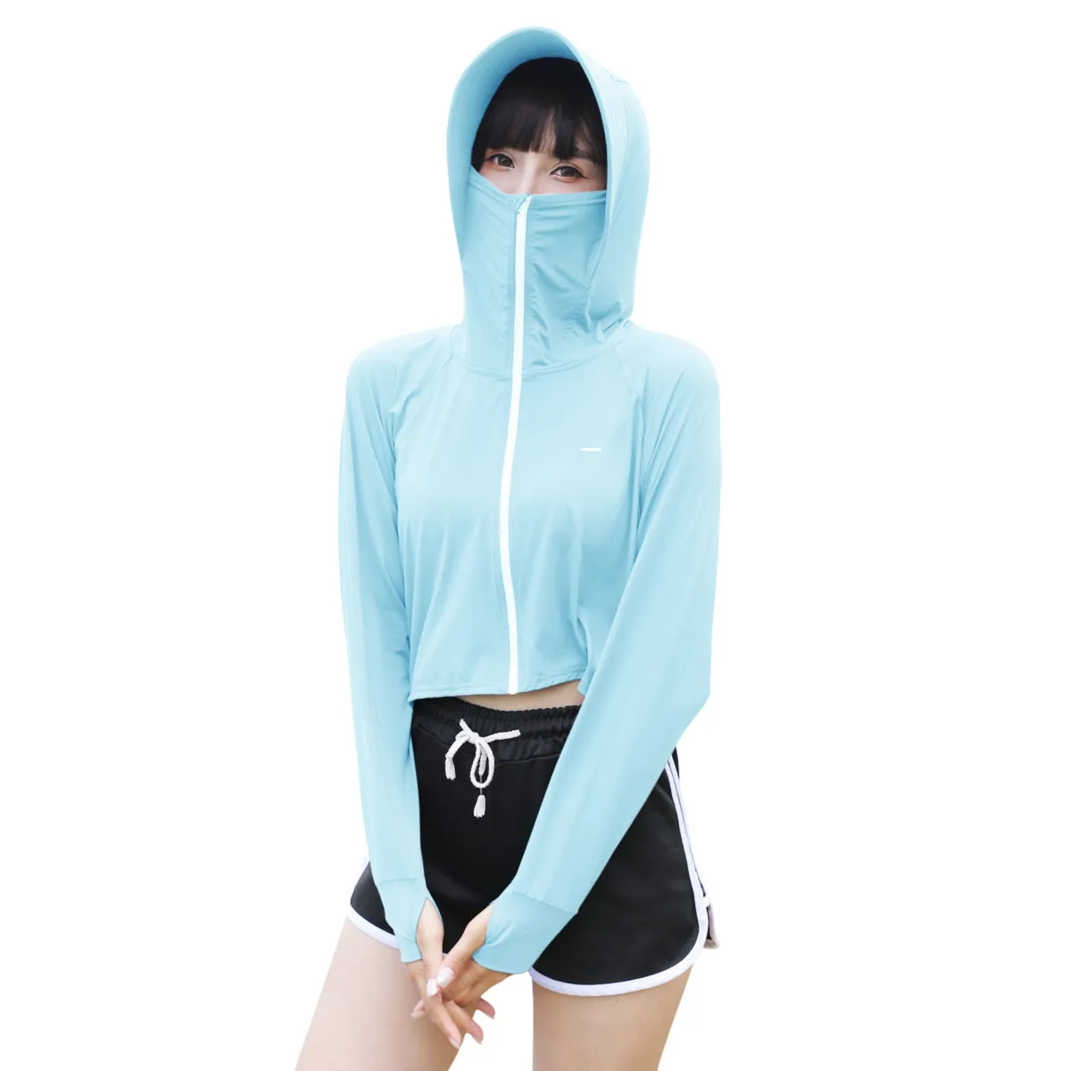 Sidiou Group Anniou Women's UPF 50  UV Protection Jacket Summer Quick-Drying Bat Sleeve Cape Coat Riding Running Jacket Loose Lightweight Windbreaker