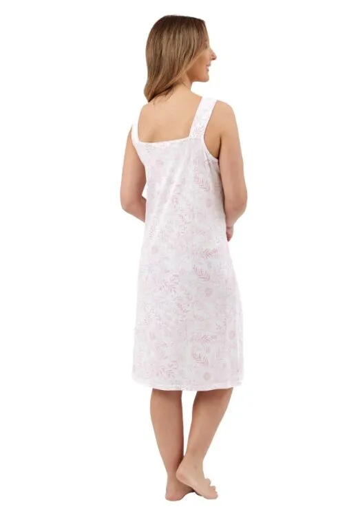 Sleeveless Cotton Jersey Nightdress