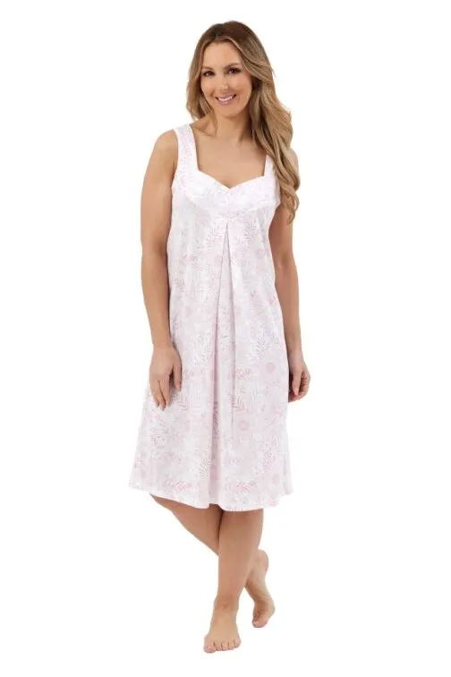 Sleeveless Cotton Jersey Nightdress
