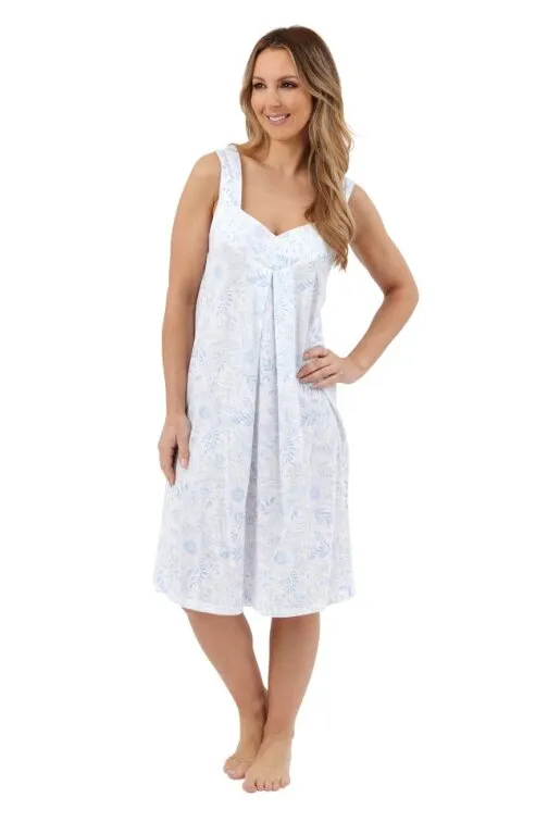 Sleeveless Cotton Jersey Nightdress