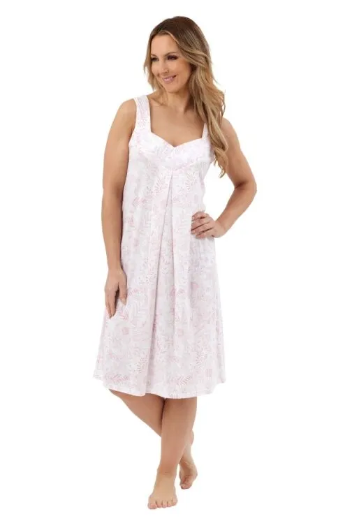 Sleeveless Cotton Jersey Nightdress
