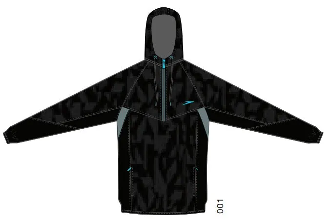 SPEEDO Embossed Geo Lightweight Packable Jacket