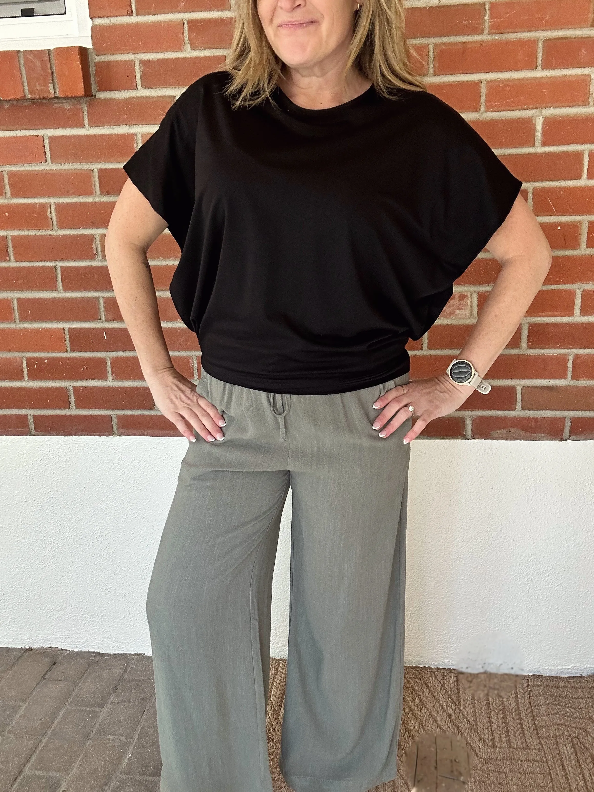 Spruce Linen Wide Leg Pants
