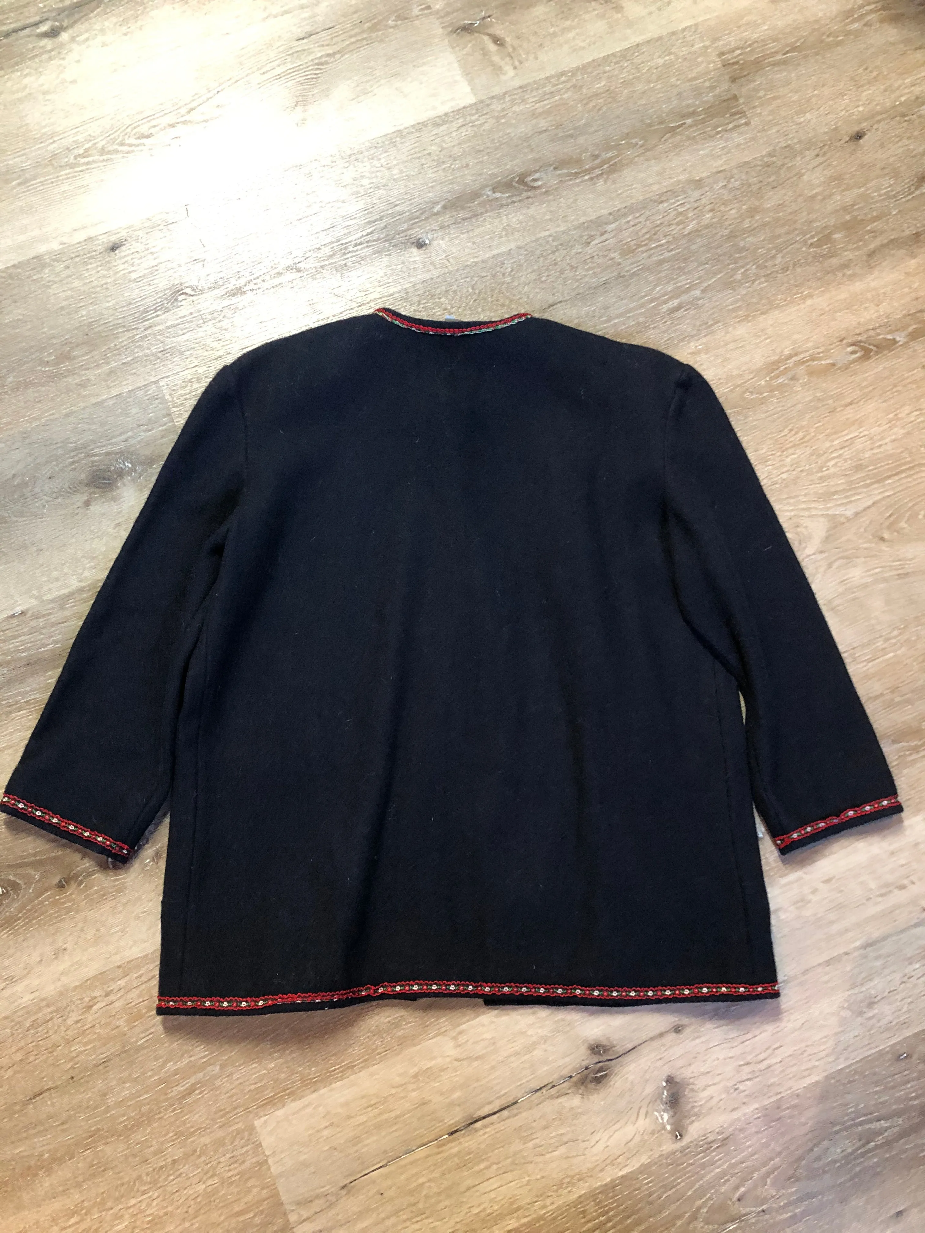Vintage Handmade Wool Cardigan