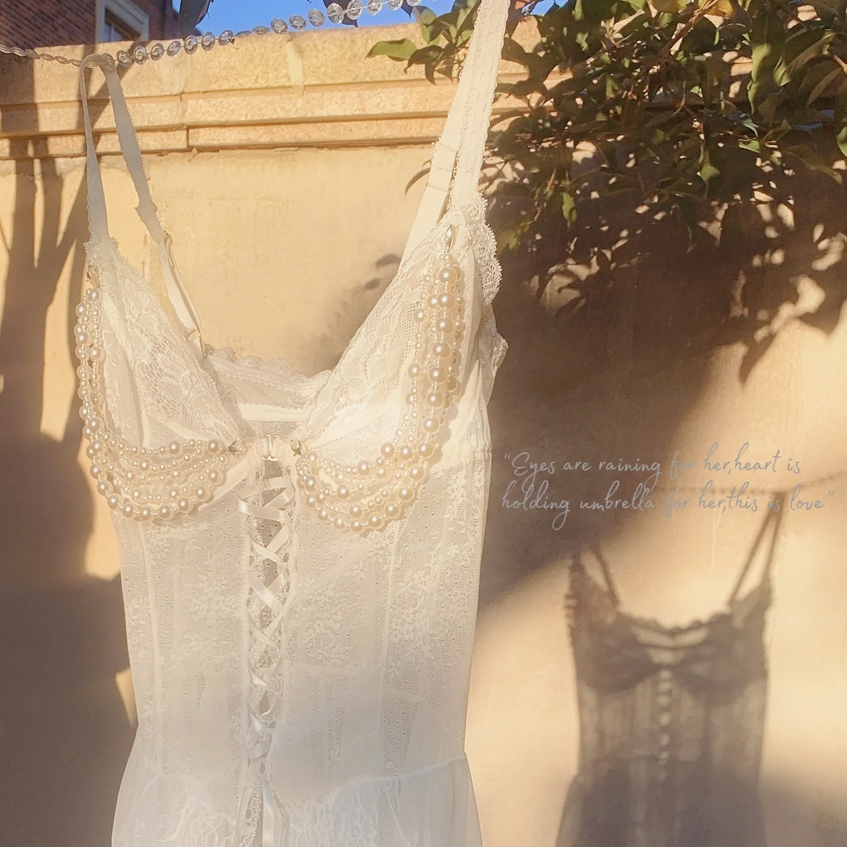 Vintage Sleeveless Lace up Night Gown Lingerie