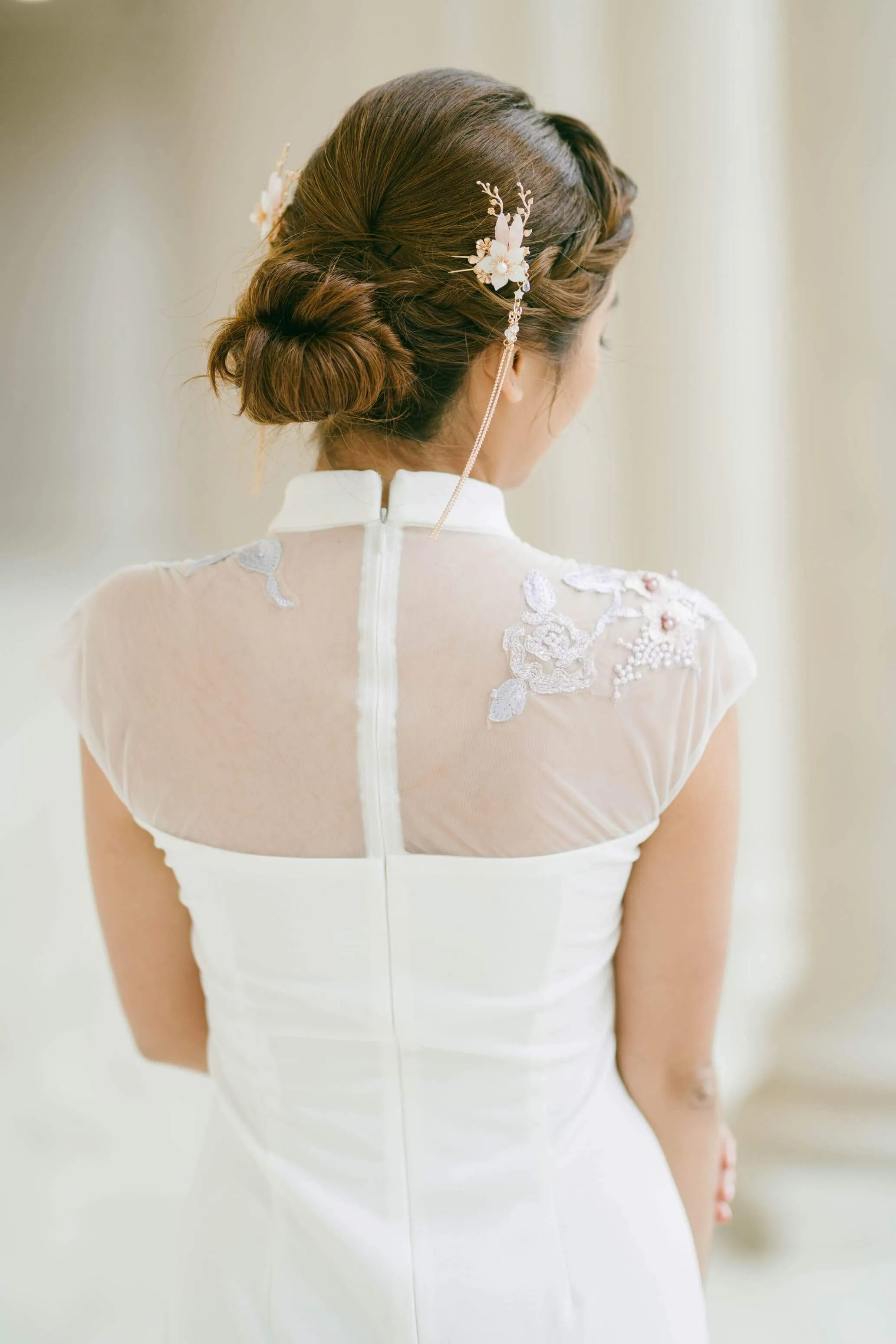 White Marilyn Dress | Modern Chinese Wedding Dress