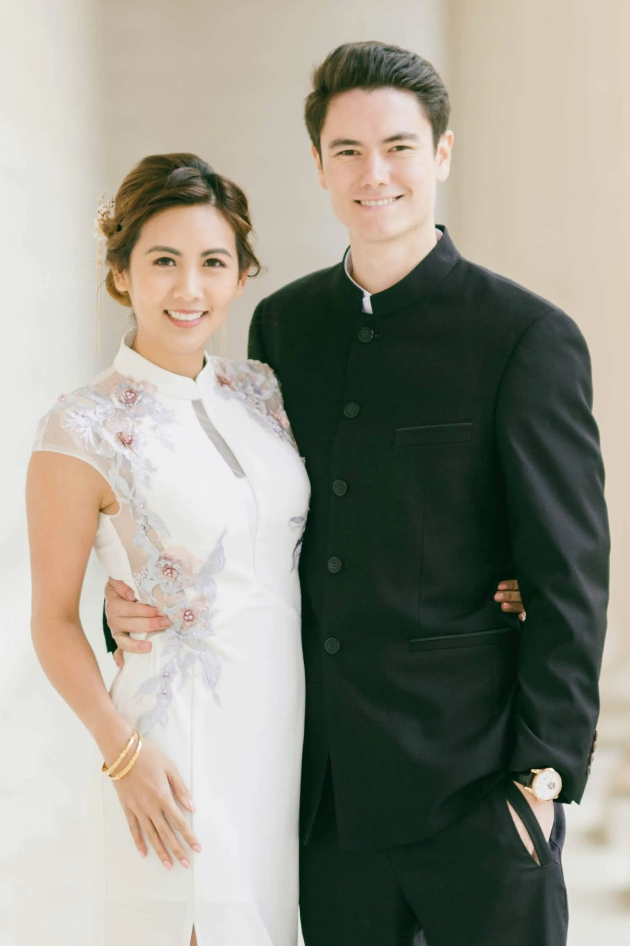 White Marilyn Dress | Modern Chinese Wedding Dress