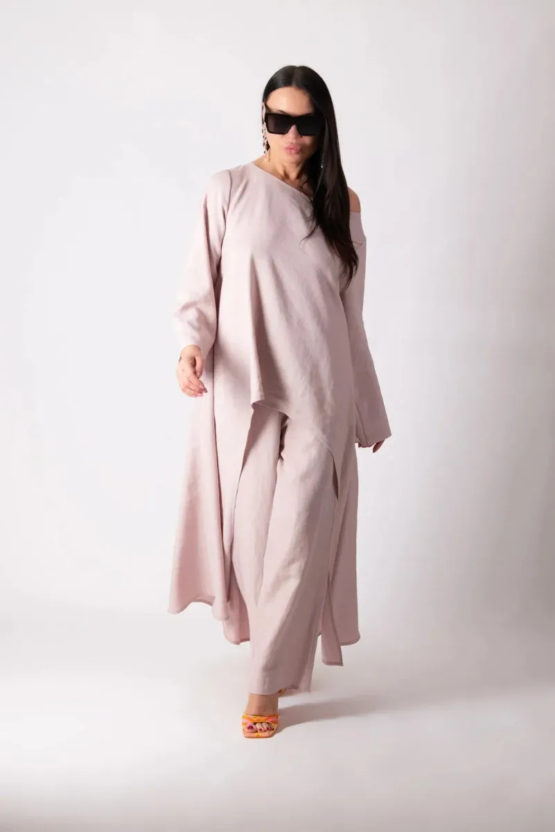 Wide Elegant Linen Set JESIKA