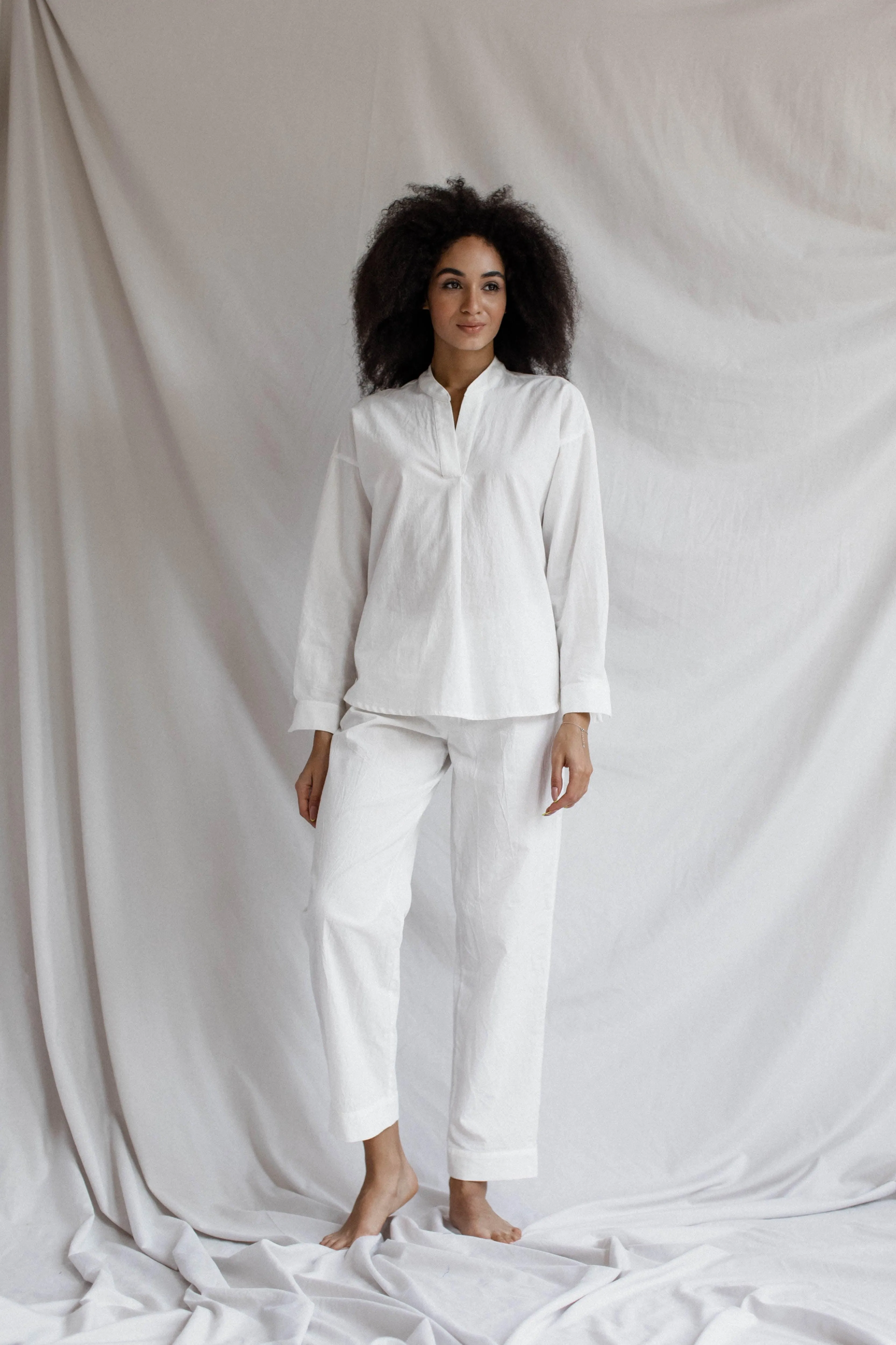 Women's Pajama Set – Creme