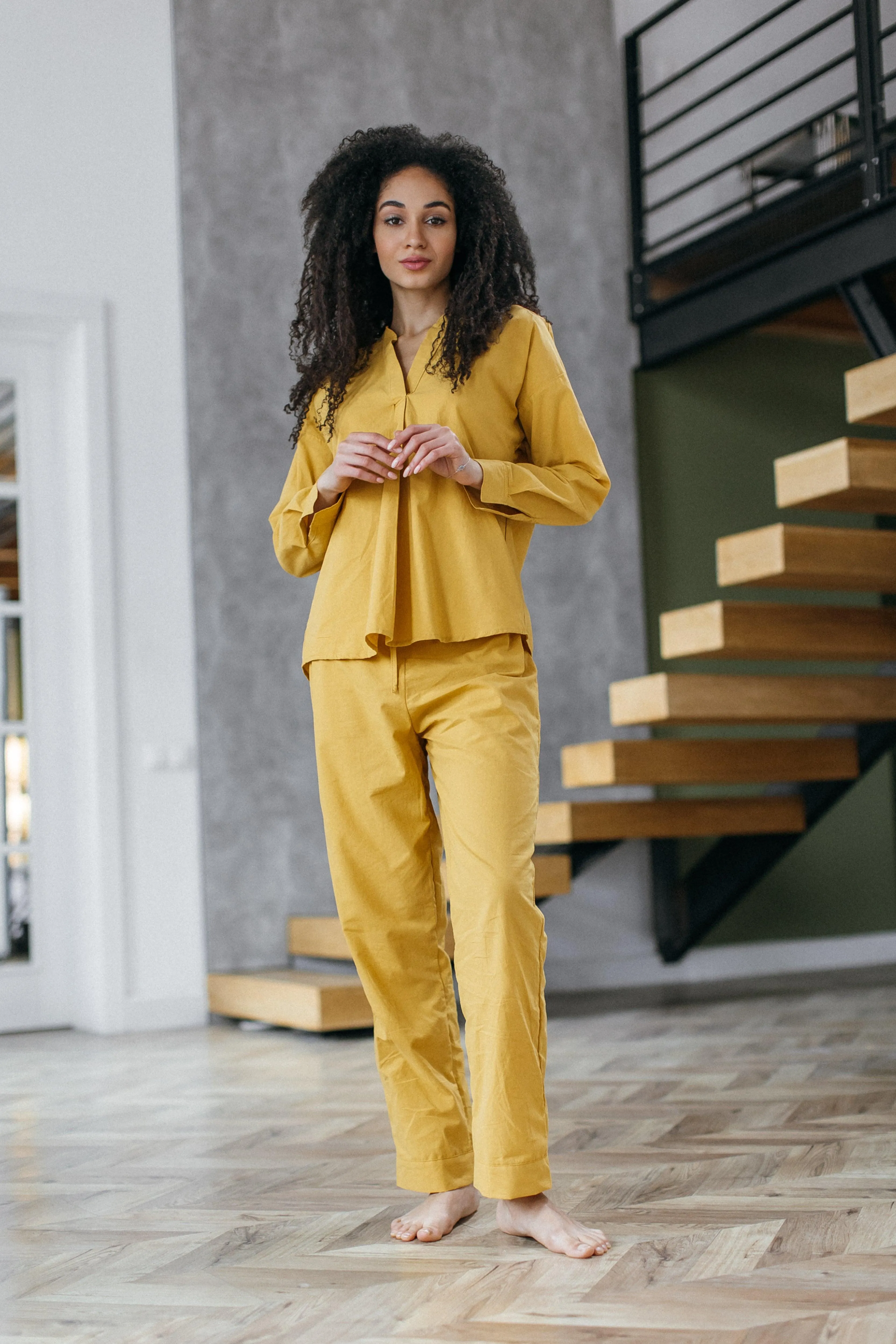 Women's Pajama Set – Ochre