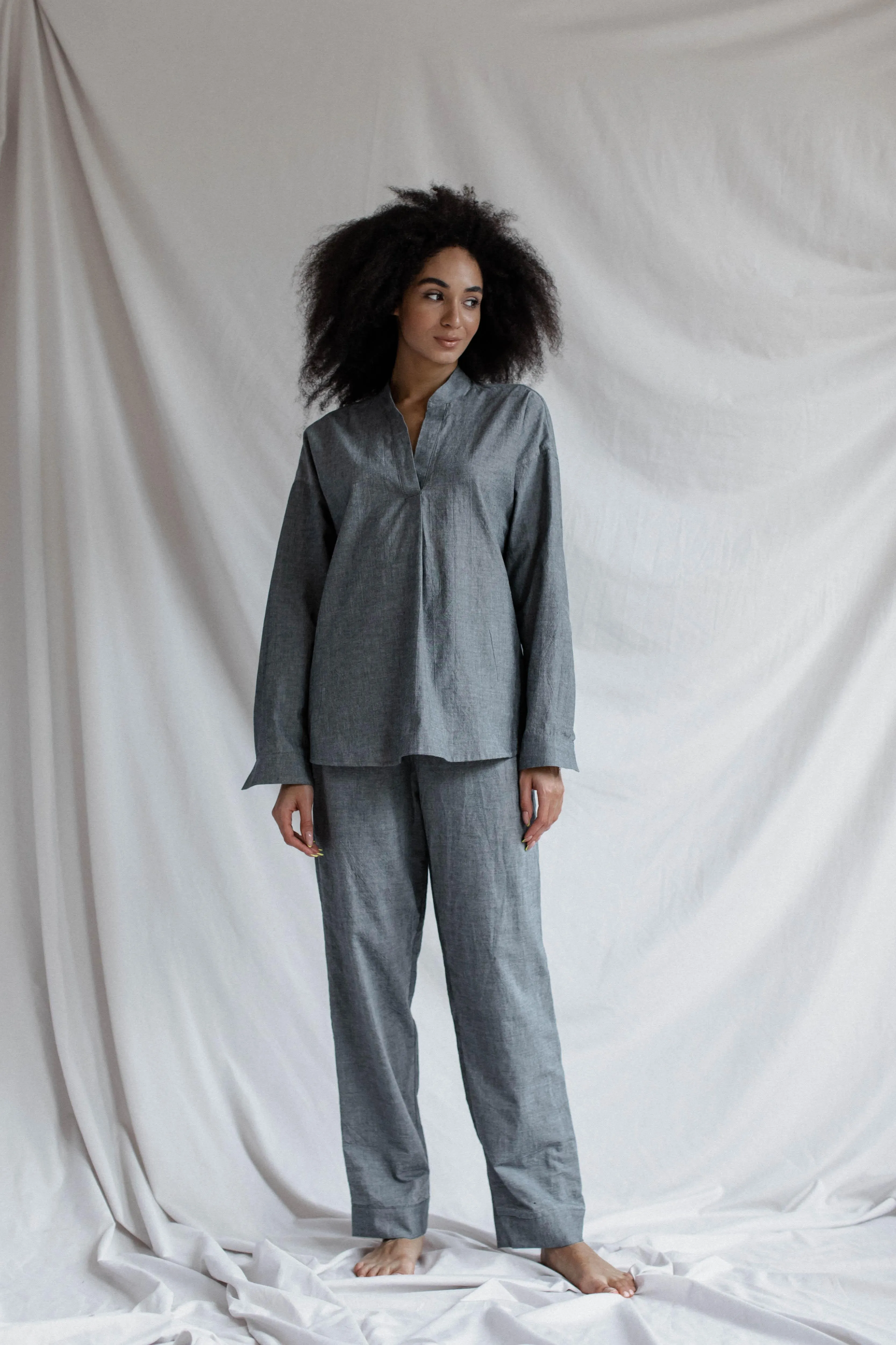 Women's Pajama Set – Silver