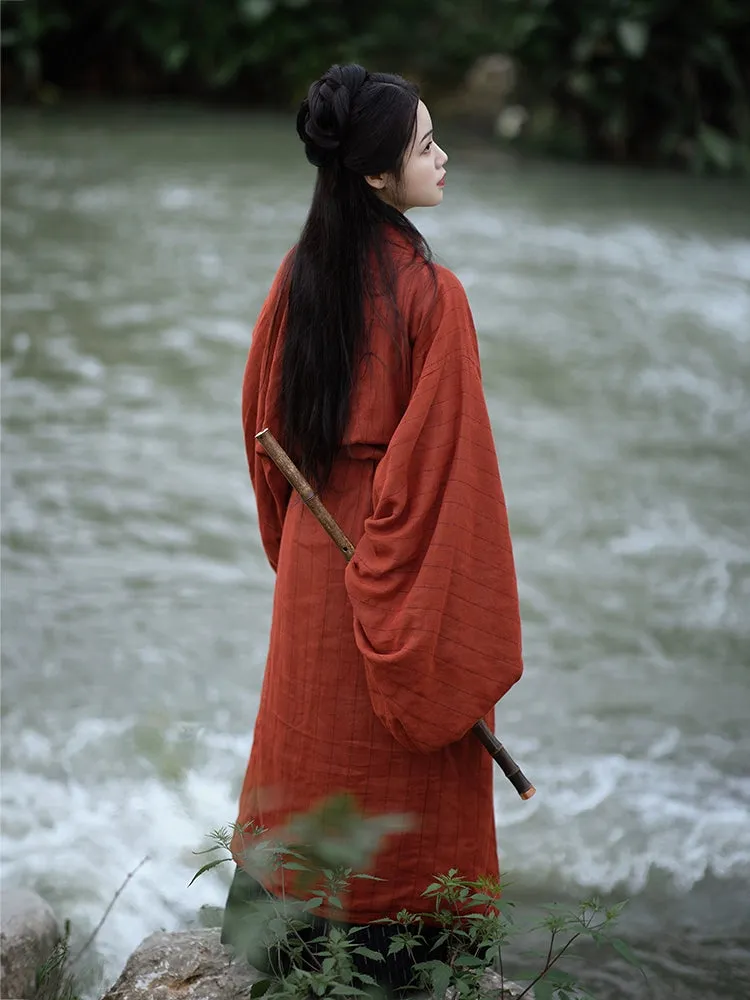 Xiaoshan Qing 晓山青 Daybreak Wei Jin Unisex Cotton Ruqun Set