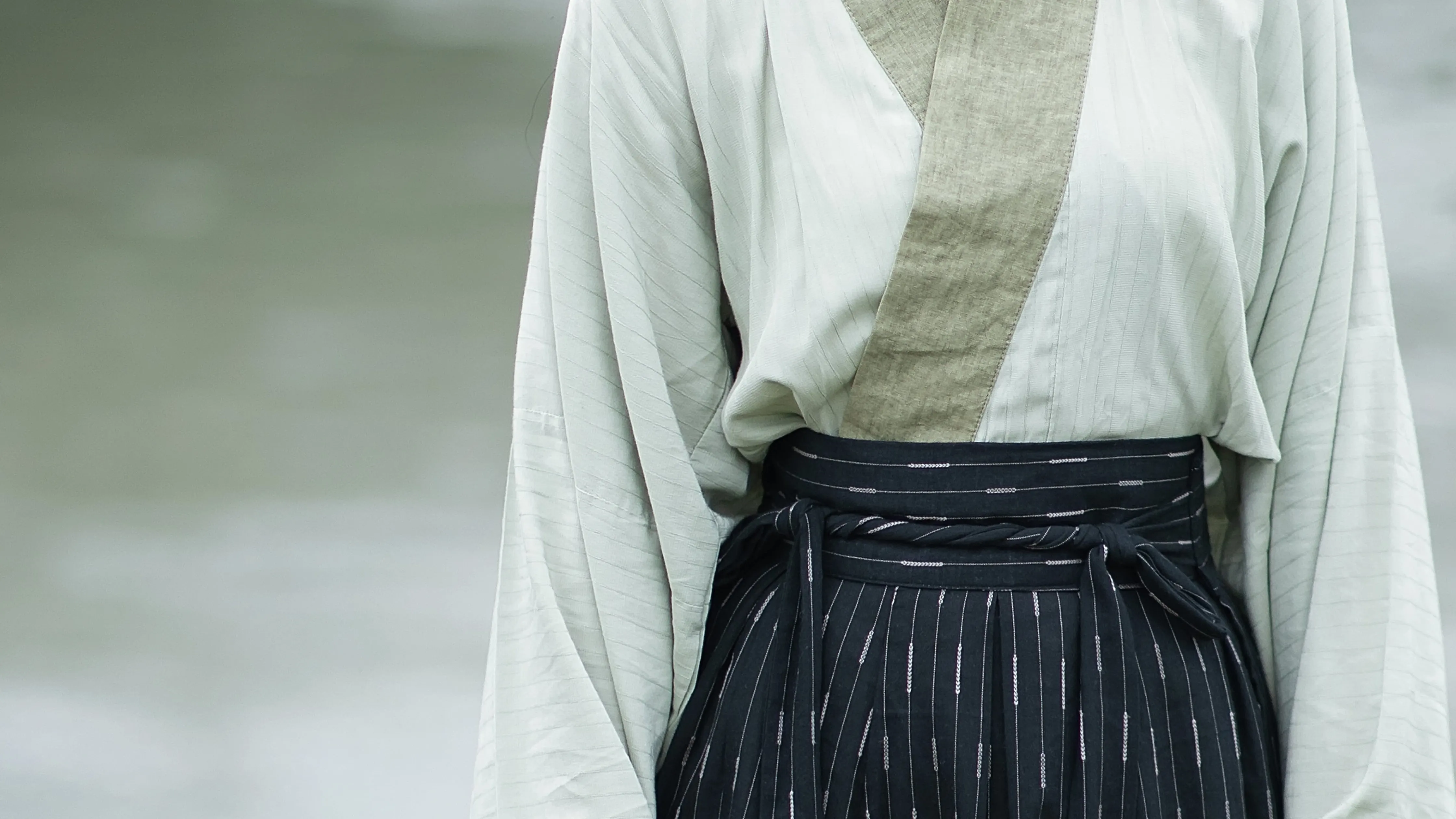 Xiaoshan Qing 晓山青 Daybreak Wei Jin Unisex Cotton Ruqun Set